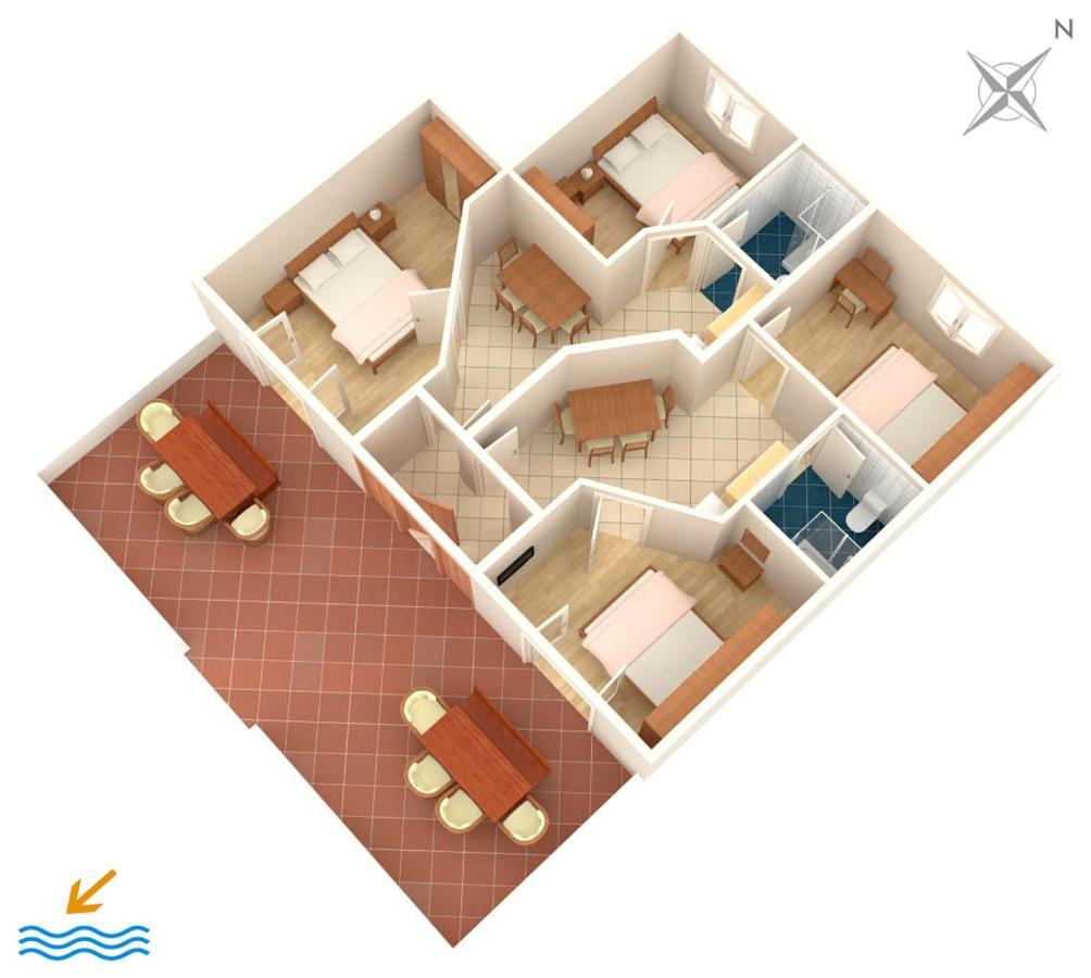 Apartments By The Sea Igrane, Makarska - 310 외부 사진